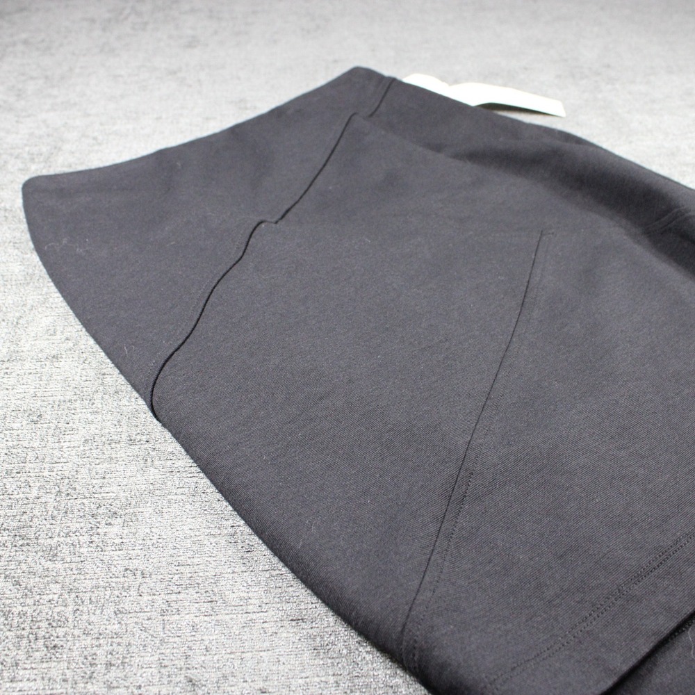 Kelly Diane Black Geometric Seam Pencil Skirt Size 4 NWT BR706M-SN